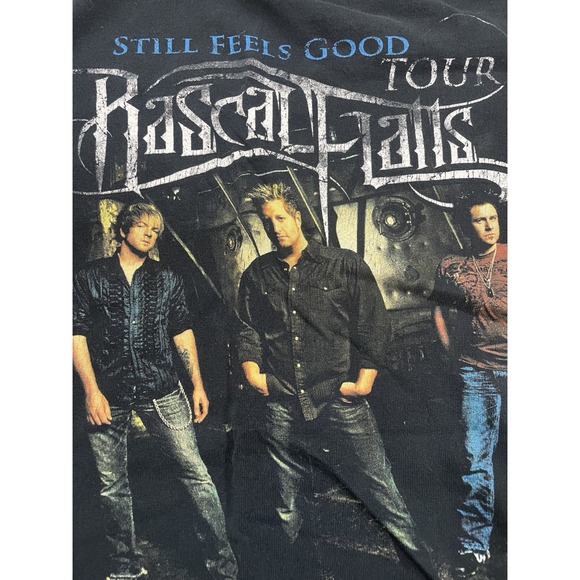 Other - Rascal Flatts Concert T-Shirt 2007 large Still Feels Good Tour Black Cotton XL
